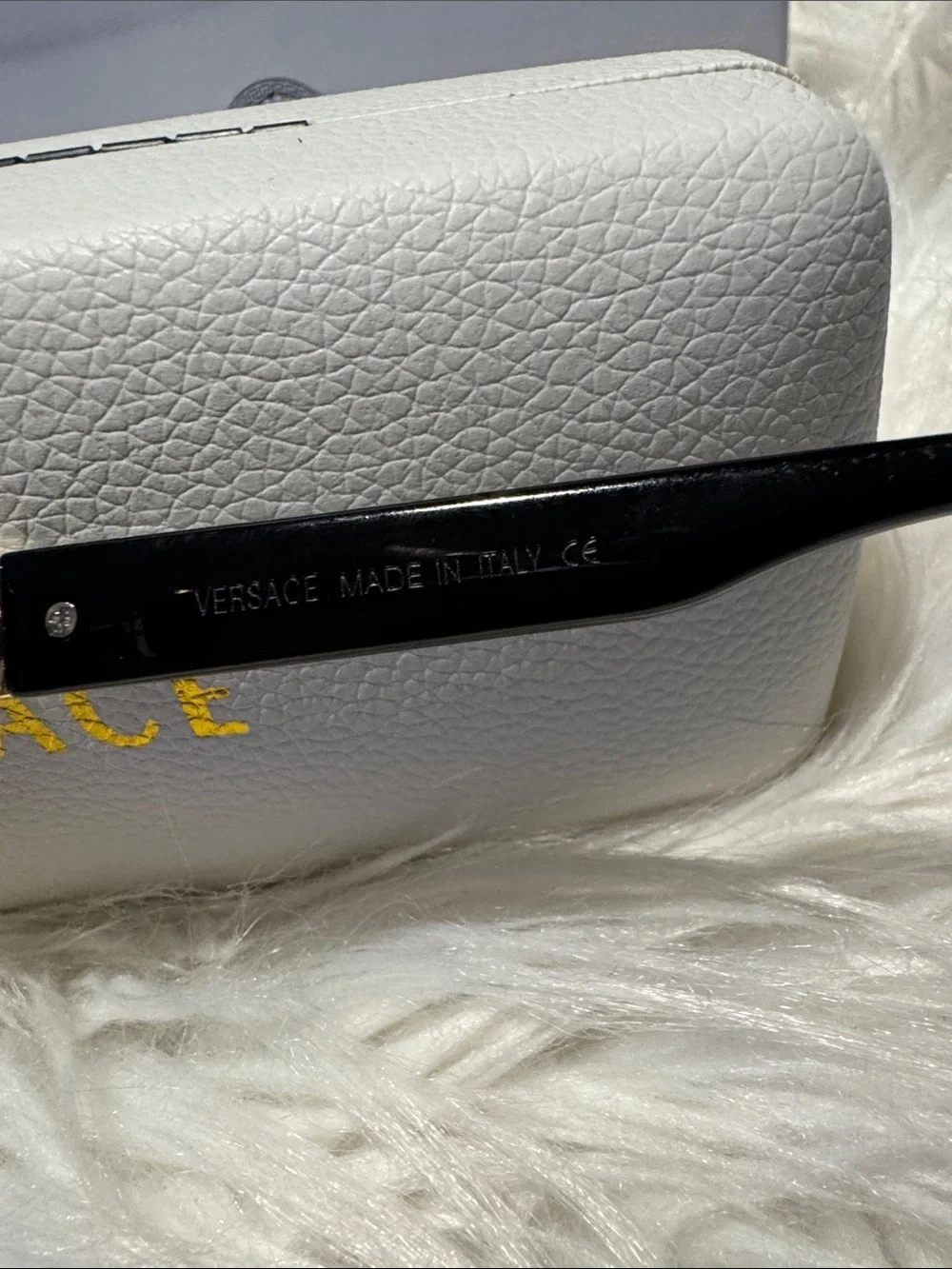 Versace Gold-Tone Sunglasses with Gradient brown Lenses